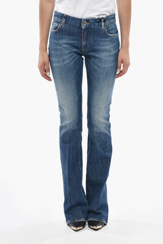 Mid-Rise Flare Jeans 23cm