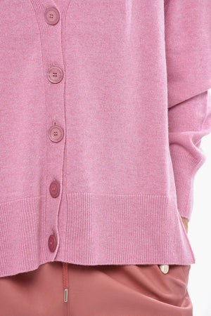 Relaxed-Fit-Cardigan aus Kaschmirmischung mit Seitenschlitzen