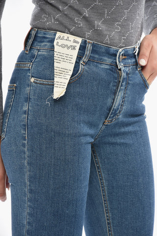 Bootcut-Jeans aus Stretch-Denim 28 cm