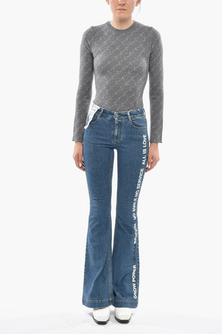 Bootcut-Jeans aus Stretch-Denim 28 cm