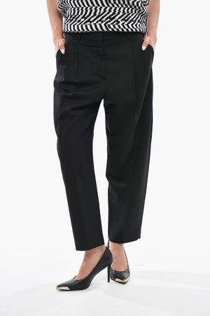Wool Double-Pleat Trousers