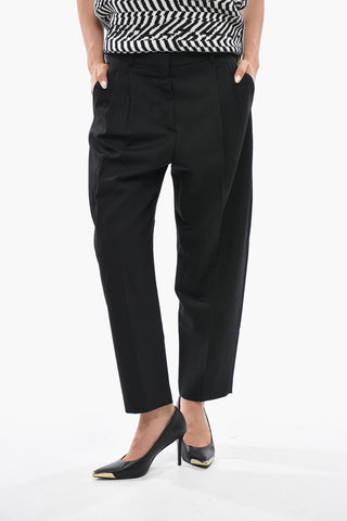 Wool Double-Pleat Trousers