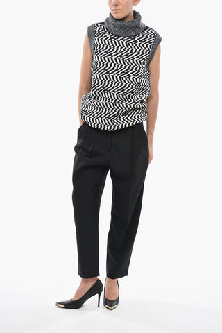 Wool Double-Pleat Trousers