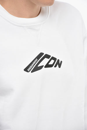 ICON Felpa Girocollo in Cotone Felpato