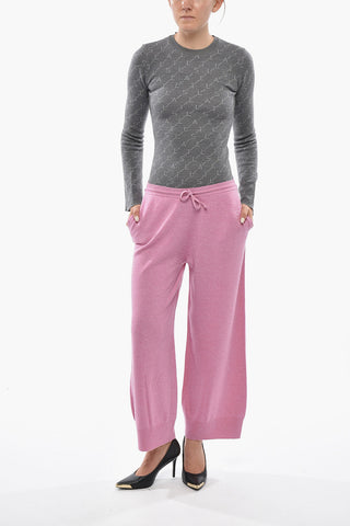 Relaxed-Fit Mixed Cashmere Trousers