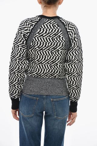 Maglia Girocollo in Lana Bicolore