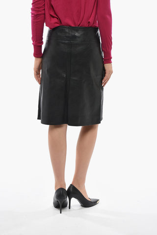 Rock CARLY aus veganem Leder mit Fronttasche