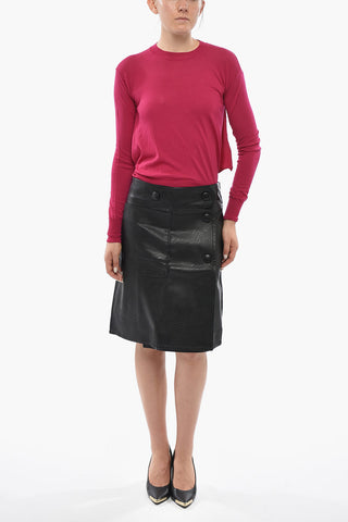 Rock CARLY aus veganem Leder mit Fronttasche