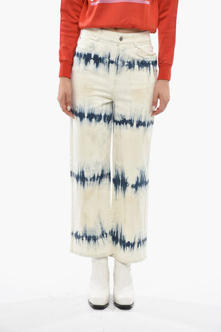 Straight-Leg Tie-Dye Jeans 23cm