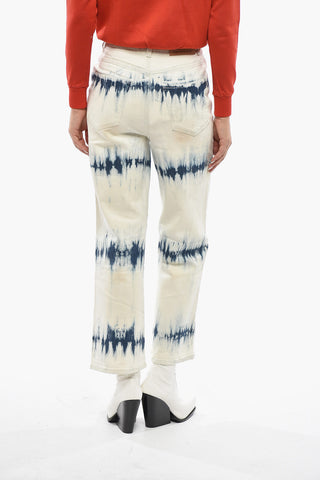 Straight-Leg Tie-Dye Jeans 23cm