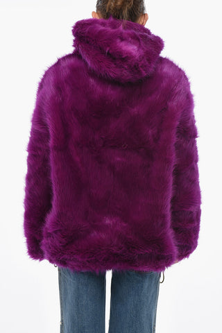 Faux Fur Coat ADAN With Hood