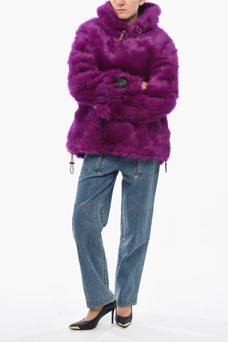 Faux Fur Coat ADAN With Hood