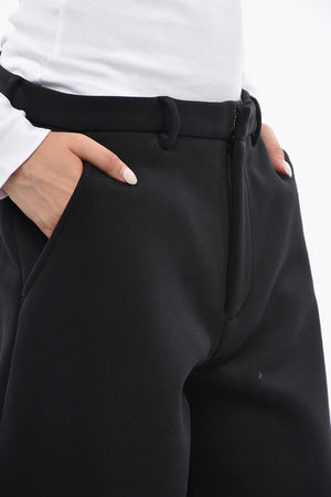 Pantaloni a Gamba Larga con Elastico in Vita