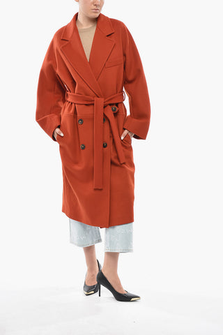 Double-Breasted Wool Coat
