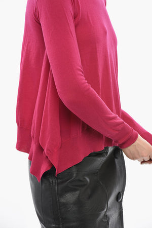 Relaxed-Fit Virgin Wool Sweater With Side Slits