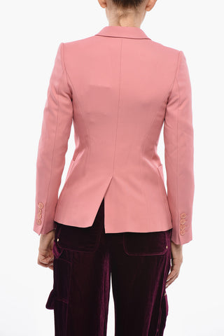 Einfarbiger Blazer ELEANOR mit klassischem Revers