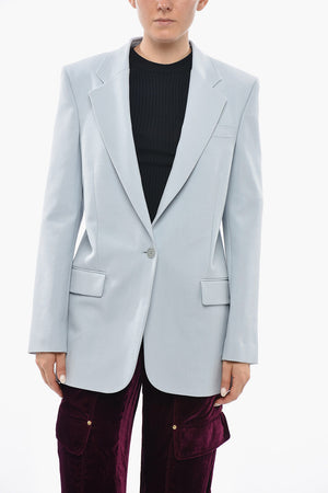 Blazer Aus Wollmischung Mit Pattentaschen Und Rückseitigem Schlitz