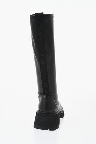 Lederstiefel LUNE mit 6cm Track-Sohle