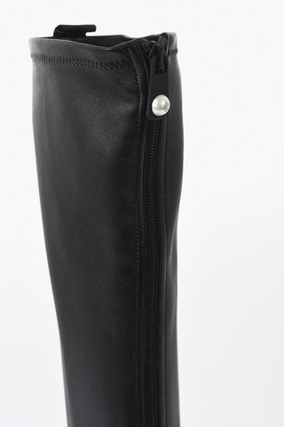 Lederstiefel LUNE mit 6cm Track-Sohle