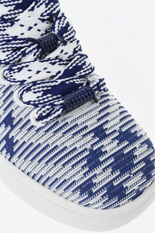 Embroidered Fabric Low-Top Sneakers