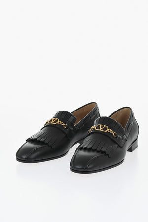 GARAVANI Mocassini Kiltie in Pelle con Dettaglio Dorato