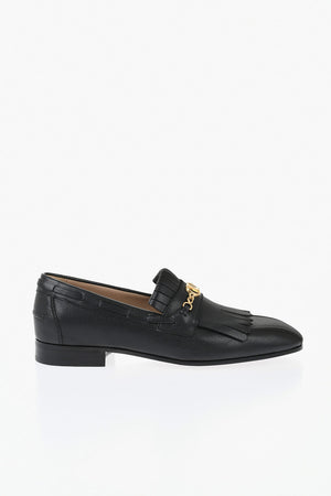 GARAVANI Mocassini Kiltie in Pelle con Dettaglio Dorato