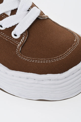 MAISON Low-Top-Sneaker Aus Baumwolle