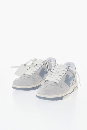 Sneakers Basse OUT OF OFFICE in Pelle e Suede con Dettagli Iconici