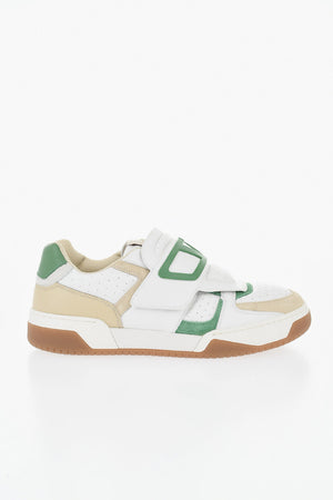 GARAVANI Sneakers Basse in Pelle con Chiusura in Velcro