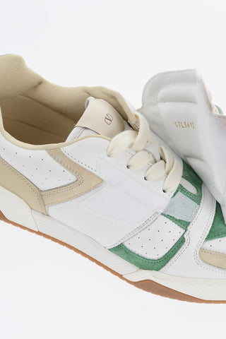 GARAVANI Low-Top Leather Sneakers With Velcro Closure