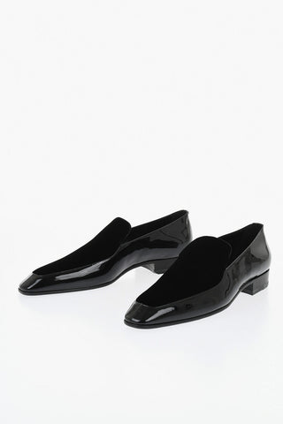 Patent Leather Loafers GABRIEL With Velour Insert