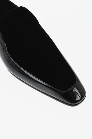 Patent Leather Loafers GABRIEL With Velour Insert