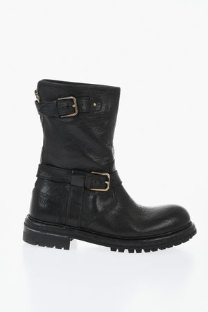 Stiefel BERNINI aus Leder mit Schnallen-Details