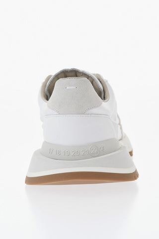 MM22 Low-Top-Sneaker aus Leder und Stoff