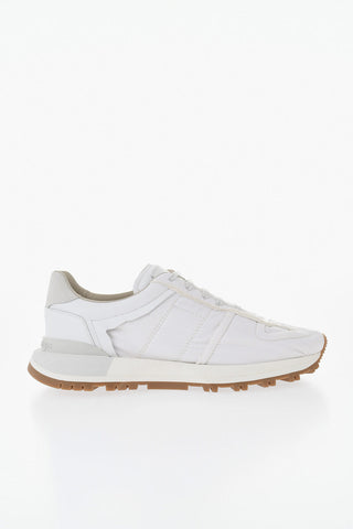 MM22 Low-Top-Sneaker aus Leder und Stoff