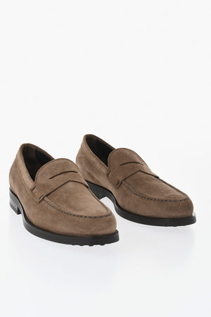 Suede Penny Loafers