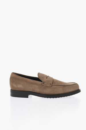 Suede Penny Loafers