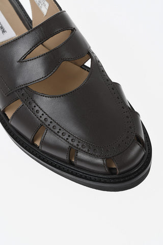 Fisherman-Sandalen aus Leder
