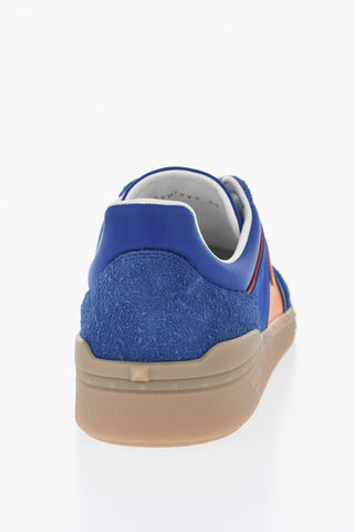 GARAVANI Low-Top-Sneaker aus Leder und Textil mit Logodetails