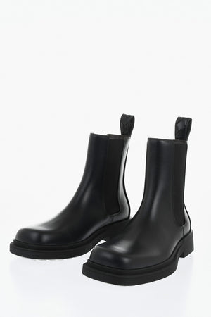 Chelsea-Stiefel BEN Aus Gebürstetem Leder Mit Profilsohle