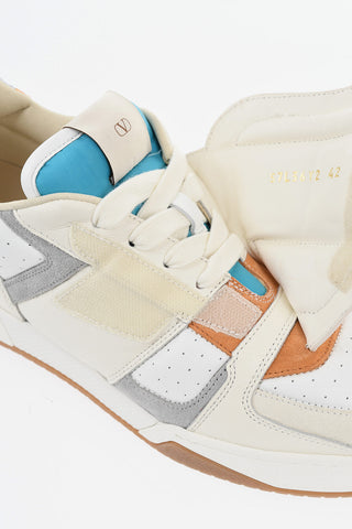 GARAVANI Leather Low-Top Sneakers with Velcro Closure