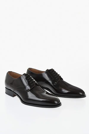 Brushed Leather Derby Shoes