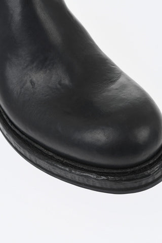 Chelsea BERNINI Leather Boots with Lug Sole