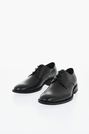 Scarpe Derby WALLSTREET in Pelle con Logo a Contrasto