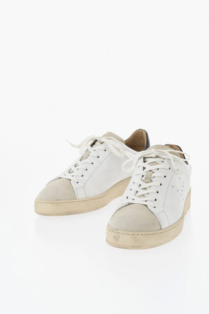 Leather Low-Top Sneakers