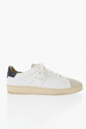 Leather Low-Top Sneakers