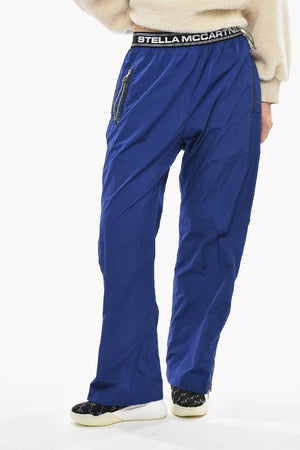 Pantaloni TEO in Nylon con Banda Elastica Logata