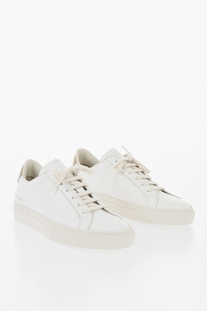Low Hammered Leather Sneakers