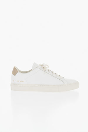 Low Hammered Leather Sneakers