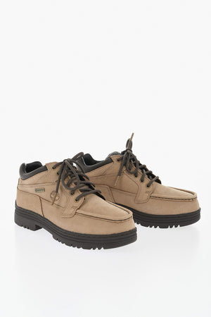 Niedrige Schnürstiefel HERITAGE Aus Genarbtem Leder Mit Eingraviertem Monogramm